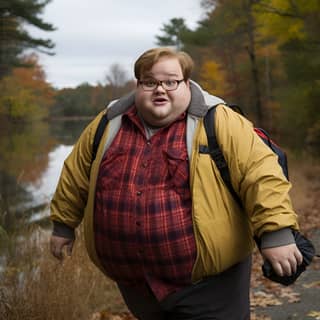 featuring the return of the fat guy in the little jacket Paul Walter Hauser dressed as Chris Farley reenacting the Van Down